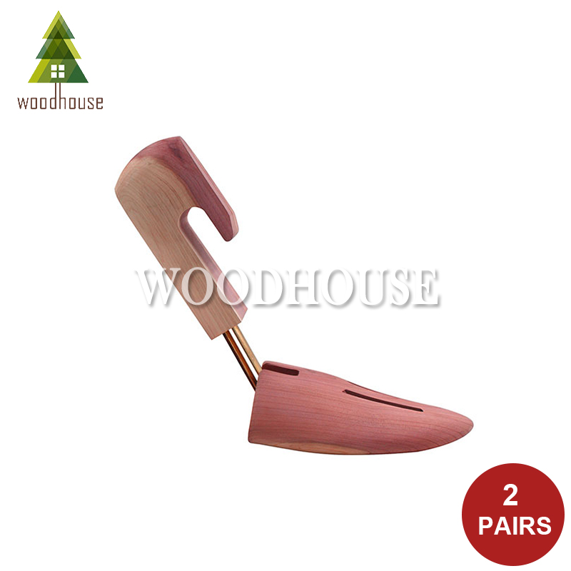 2個パック メンズ＆レディース シングルチューブ 調整可能  - Shoe Tree Cedar のレビューと価格