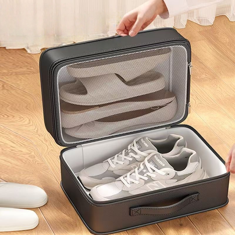 アップグレードトラベルシューズバッグオーガナイザー ジッパー - Sneaker Care Shoe Box のレビューと価格