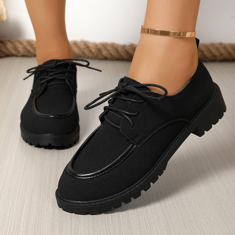 女性軽量カジュアルシューズレースアップロートップソリッドカラ - Sneakers Er のレビューと価格